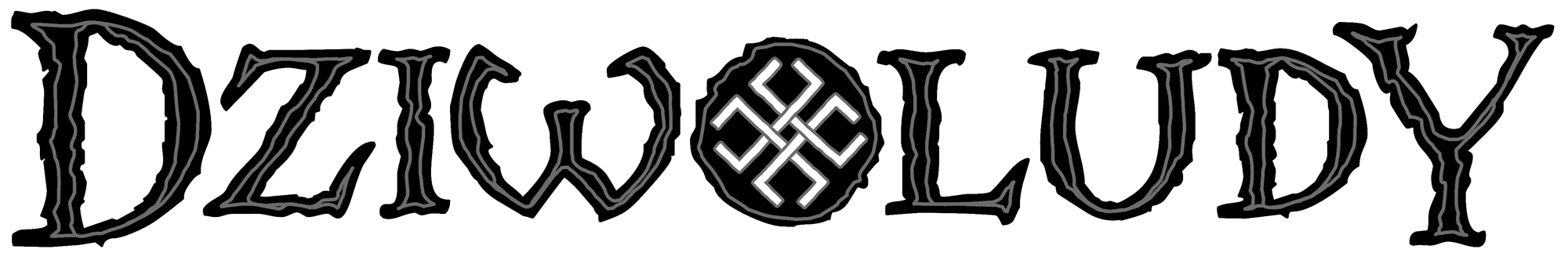 Dziwoludy - logo BLACK
